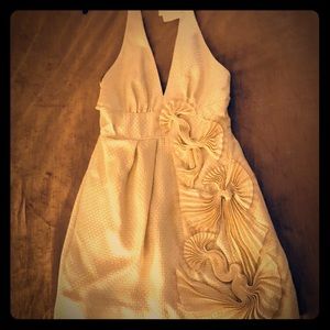 Tie Neck Halter Dress